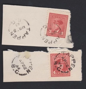 B.C. TAPPEN, anillos divididos en piezas 1943,44. - Imagen 1 de 1