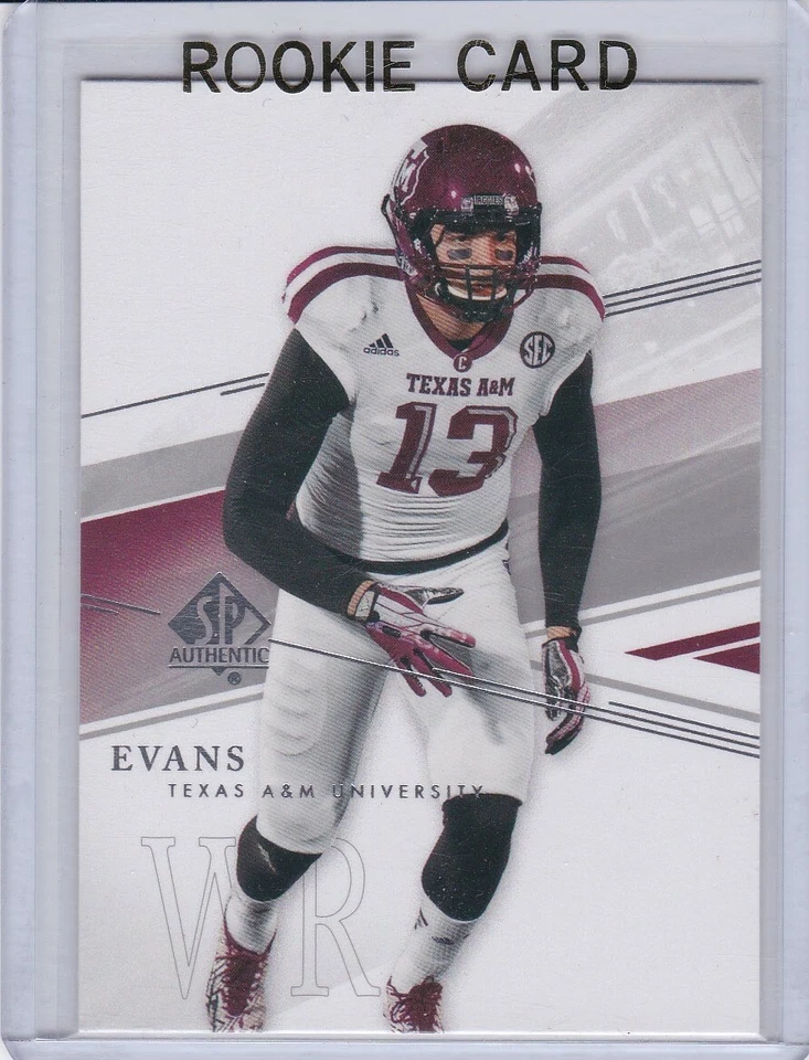 MIKE EVANS ROOKIE CARD 2014 Upper Deck SP Authentic RC Football TAMPA BAY BUCS - Image 1 of 2