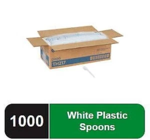Heavy-Weight Disposable Plastic Spoon Party Tableware Spoon , TH217, 1,000 Count - Picture 1 of 3