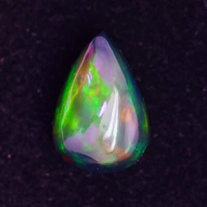 4.90ct Patchwork Harlequin Terrific Multicolor Play Ethiopia Welo Black Opal - Picture 1 of 4