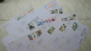 TAAF lot 8 lettre  Martin-de-Vives-ST-Paul-AMS années 1989-1993 obl pour France - Picture 1 of 1