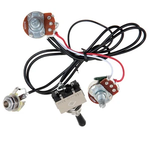 Guitar Wiring Harness Prewired Kit 1Volume 1Tone 500K Pots3-Way Toggle Switch - Picture 1 of 7