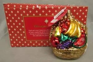 Christopher Radko PICK-NICK FOR TWO! Ornament 2017 #1019579 5" NIB tag - Picture 1 of 7