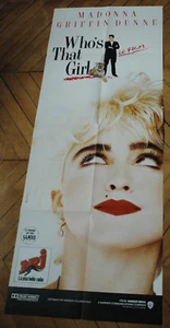 MADONNA WHO'S THAT GIRL 1987 ORIGINAL POSTER - Imagen 1 de 4
