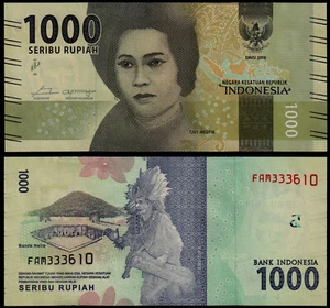 INDONESIA 1000 RUPIAH (P154) 2016 (2018) UNC - Picture 1 of 1
