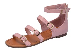 New Breckelles Indio 31 Blush Strappy Sandals Slides 6 - 8 USA - Picture 1 of 6