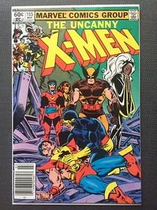 X-MEN #155 casi nuevo/casi nuevo+, Primera aparición The Brood; edición quiosco - Imagen 1 de 2