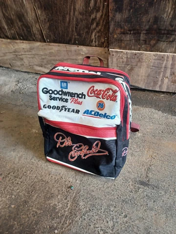 Vintage Coca Cola Goodwrench AC Delco NASCAR Dale Earnhardt #3 Backpack Cover