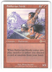 Magic the Gathering MTG Balduvian Horde Alliances Beatdown Rare - Imagen 1 de 2