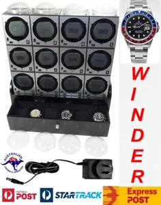 BOXY Brick Automatic Watch Winder System for 12 Watches+6-model:12B4-Brilliant! - Picture 1 of 9
