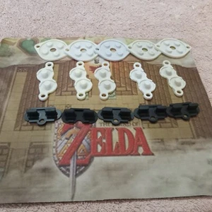 2 COMPLETE SETS OF OEM NINTENDO NES CONTROLLER MEMBRANES EUC - Picture 1 of 1