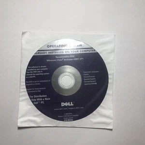 Dell Reinstallation for Windows Vista Business 32-Bit SP1 Sealed - Picture 1 of 2