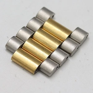 Tag Heuer 4 Glieder 705.406 Herrenuhr Teile Silber Gold Farbe 16mm gebraucht Japan - Bild 1 von 3