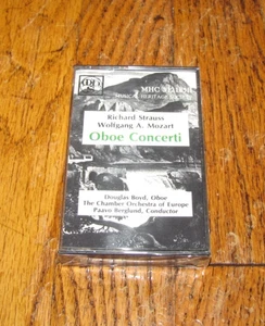 RICHARD STRAUSS / W.A. MOZART - OBOE CONCERTI - SEALED MHS RECORDS CASSETTE TAPE - Picture 1 of 2