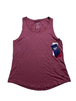 Camiseta sin mangas Reebok para mujer XS granate Active Chill Tech camiseta de entrenamiento atlética nueva con etiquetas Foto 1 de 4