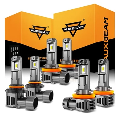 Faro LED AUXBEAM alto bajo + luz antiniebla 6500 k para Jeep Grand Cherokee 2014-2017 Foto 1 de 4