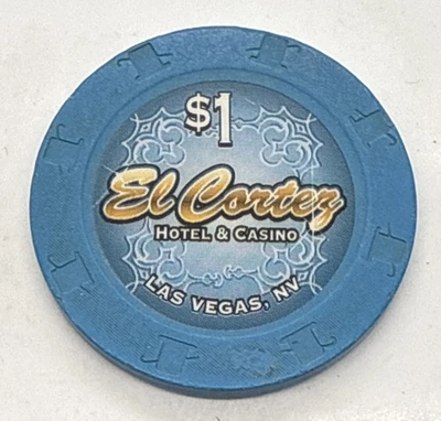Chip de casino EL CORTEZ $1 Las Vegas Nevada H&C 2004 Foto 1 de 2