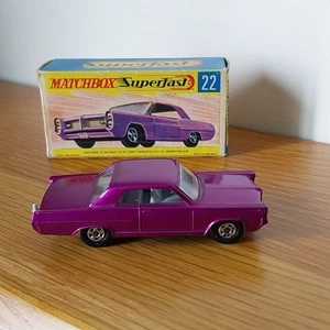 Matchbox Superfast n.22 Pontiac Gp Sport VNM con scatola originale tipo F (NUOVA) - Foto 1 di 18