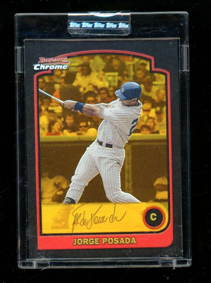 2003 Bowman Chrome Jorge Posada Gold Refractor /170 #10 Uncirculated SE1346 - Image 1 of 2