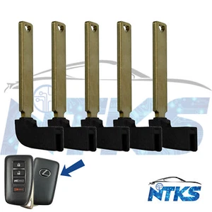 5 New Emergency Key Insert Uncut Blade High Security Replacement for Lexus Lot 5 - Bild 1 von 3