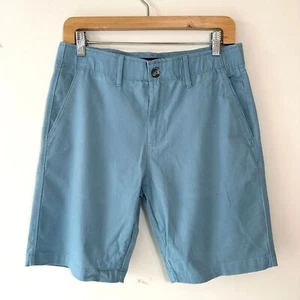 Pantalones Cortos de Verano Nat Nast Para Hombre 30 Chinos Verde Pizarra Calce Regular Frente Plano - Imagen 1 de 7