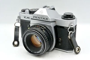 Pentax Asahi KM Camera w/ 50mm or 55mm lens -what Pentax K1000 should have been! - Picture 1 of 6