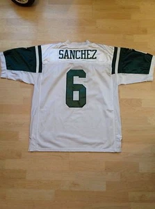 Swagged Out Sanchez NY Jets Reebok Trikot Gr. 54 grün NFL On Field genäht - Bild 1 von 11
