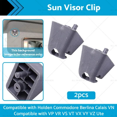 2xSun Visor Clip For Holden Commodore Berlina Calais VN VP VR VS VT VX VY VZ Ute - image 1 of 4