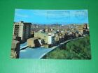 Cartolina Enna - Panorama - Nello Sfondo Torre Di Federico Ii D' Aragona 1966.