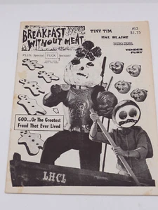 Breakfast Without Meat #13 Punk Zine Hardcore Fanzine 80s Funny DIY - Imagen 1 de 7