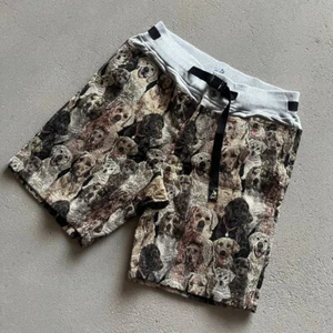 Go Slow Caravan shorts Japanese Brand with a dog pattern Size 5 - Picture 1 of 11