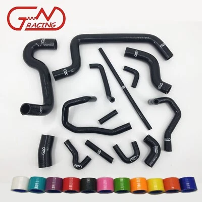 Fit 1989 -1992 Ford Ranger 2.3L 4 Cylinder Silicone Radiator & Heater Hoses Kit - Image 1 of 4