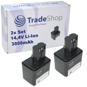 Trade-Shop 2x AKKU 14,4V Li-Ion 3000mAh 43,2Wh für Gesipa FireBird Gold Edition - Bild 1 von 5