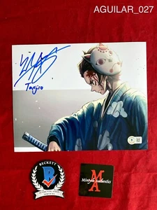 ZACH AGUILAR AUTOGRAPHED SIGNED 8x10 PHOTO! DEMON SLAYER! BECKETT COA! - Picture 1 of 1
