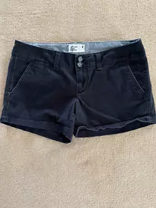 American Eagle Junior's Black Stretch Shorts, Size 0 - Picture 1 of 5
