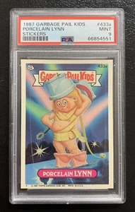 1987 Garbage Pail Kids OS11 Porcelain Lynn 433a PSA 9 MINT-NICE MINT CARD!! TWT - Picture 1 of 3