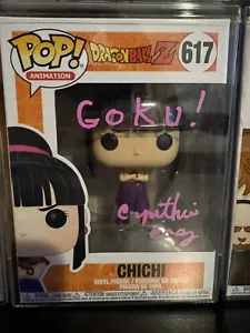 Funko Pop autografiado firmado y citado - ChiChi 617 DBZ Cynthia Cranz - Imagen 1 de 1