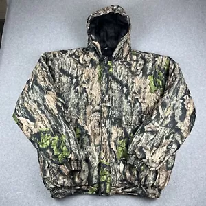 WFS Element Gear Real Tree Bomber Jacket 2XL Camouflage Quilted Hooded Hunting - Picture 1 of 9