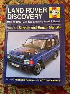 Haynes 3016 Workshop Manual Land Rover Discovery (1989 - 1998) G-S - Picture 1 of 2