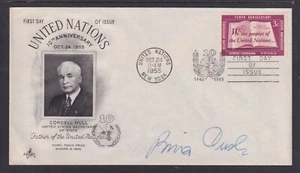 Bing Crosby (1903-1977), American actor, singer, signed 3c United Nations FDC - Picture 1 of 1
