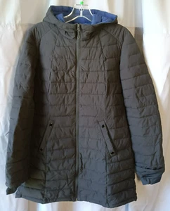 Halitech Lightweight Hooded Stretch Puffer Coat with Pockets Women's Medium - Picture 1 of 15