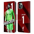 LIVERPOOL FC LFC 2021/22 FIRST TEAM PU LEATHER BOOK CASE FOR APPLE iPHONE PHONES