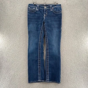 Pantalones de mezclilla Big Star para mujer 28 cortos Miki azul lavado medio ribete en contraste elástico - Imagen 1 de 12