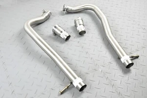 STYPE R 3.0 4.2 2.7 REAR BOX SILENCER REPLACEMENT PIPE STAINLESS STEEL SYSTEM - Picture 1 of 6