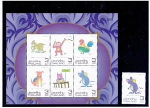 THAILAND 2020 Year of the Mouse (Zodiac) with S/S - Picture 1 of 1