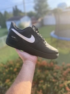Supreme x Nike Air Force 1 Low Black White CU9225-102 Mens Size 13 IN-HAND - Picture 1 of 11