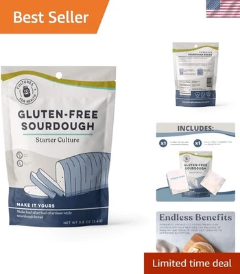 Arrancador de masa madre seguro y saludable sin gluten para panaderos creativos Foto 1 de 4