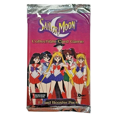 SAILOR MOON CCG TCG Vintage 2000 Dart Premiere Edition Booster Pack Novo Selado - Imagem 1 de 4