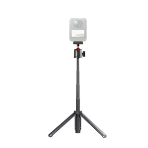 Mini Ball Head Tripod Grip with 1/4" Screw & Cold Shoe for Mobile Phone Camera - Imagen 1 de 30