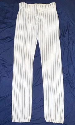 ROBINSON CANO GAME USED OLD YANKEE STADIUM FINAL SEASON PINSTRIPE UNIFORM PANTS - Image 1 of 3
